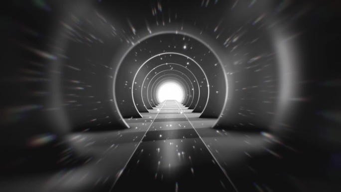 未来隧道(可循环)。照明走廊的概念，室内设计，宇宙飞船，抽象，科学，技术，科学，建筑，工业，红地毯，