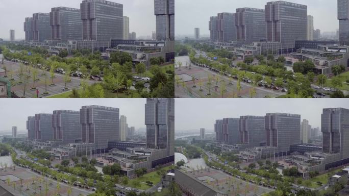 宁波和丰创意广场4K航拍素材