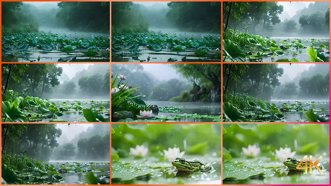 春天谷雨节气 万物复苏滋润大地好雨知时节