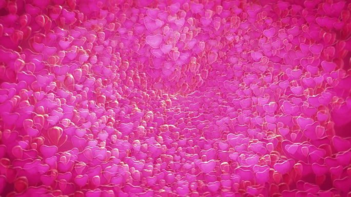 抽象背景。粉色粒子扩散