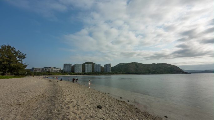 海南省三亚市小东海赶海大景延时