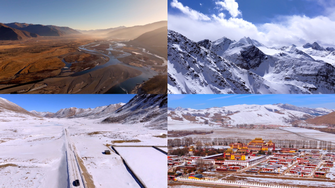 西藏317国道318国道自驾旅途沿线风景