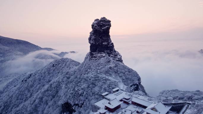 梵净山日出云海仙境