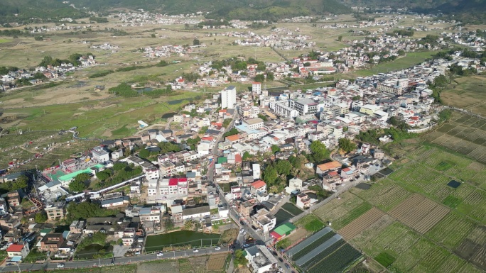 乡村大景  东源县追龙现场