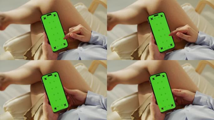 绿屏智能手机抠像绿幕休息