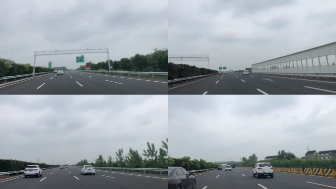 开车第一视角延时 高速公路 道路穿梭飙车