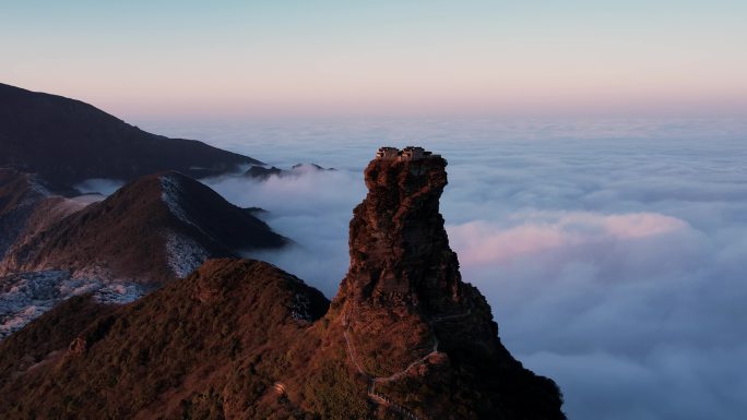 梵净山日出云海仙境