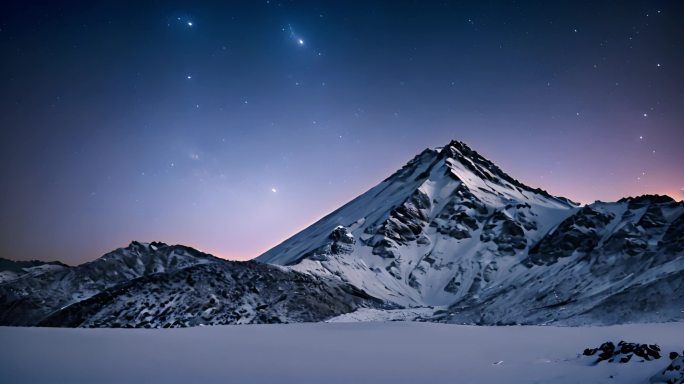 唯美星空山峰意境夜空背景合集