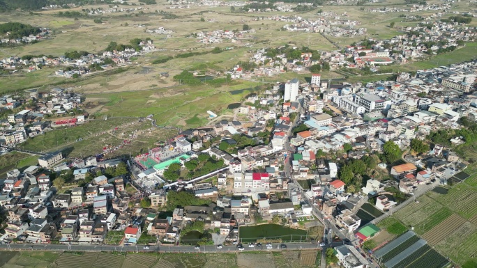 乡村大景  东源县追龙现场