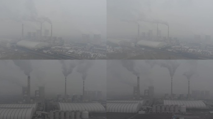 工厂污染烟尘环境