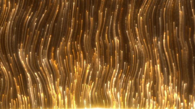 金色光线粒子流动年会颁奖典礼背景