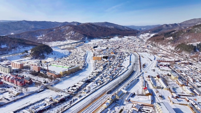 4k合集哈尔滨牡丹江横道河子宣传片