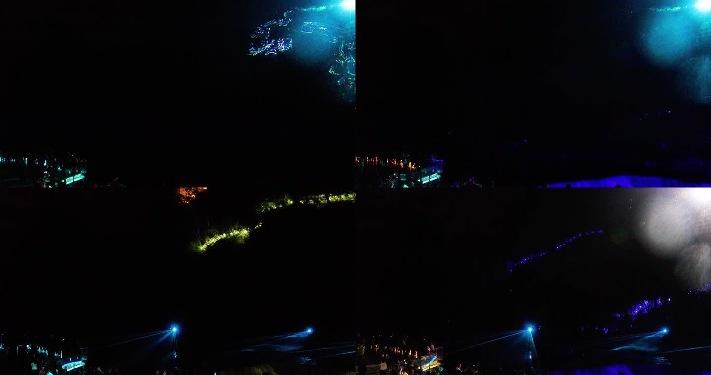 贵州安顺：夜游黄果树享视觉盛宴