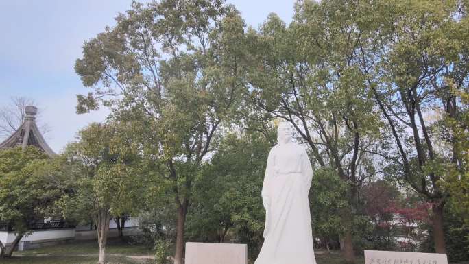 徐霞客塑像 雕像 纪念馆