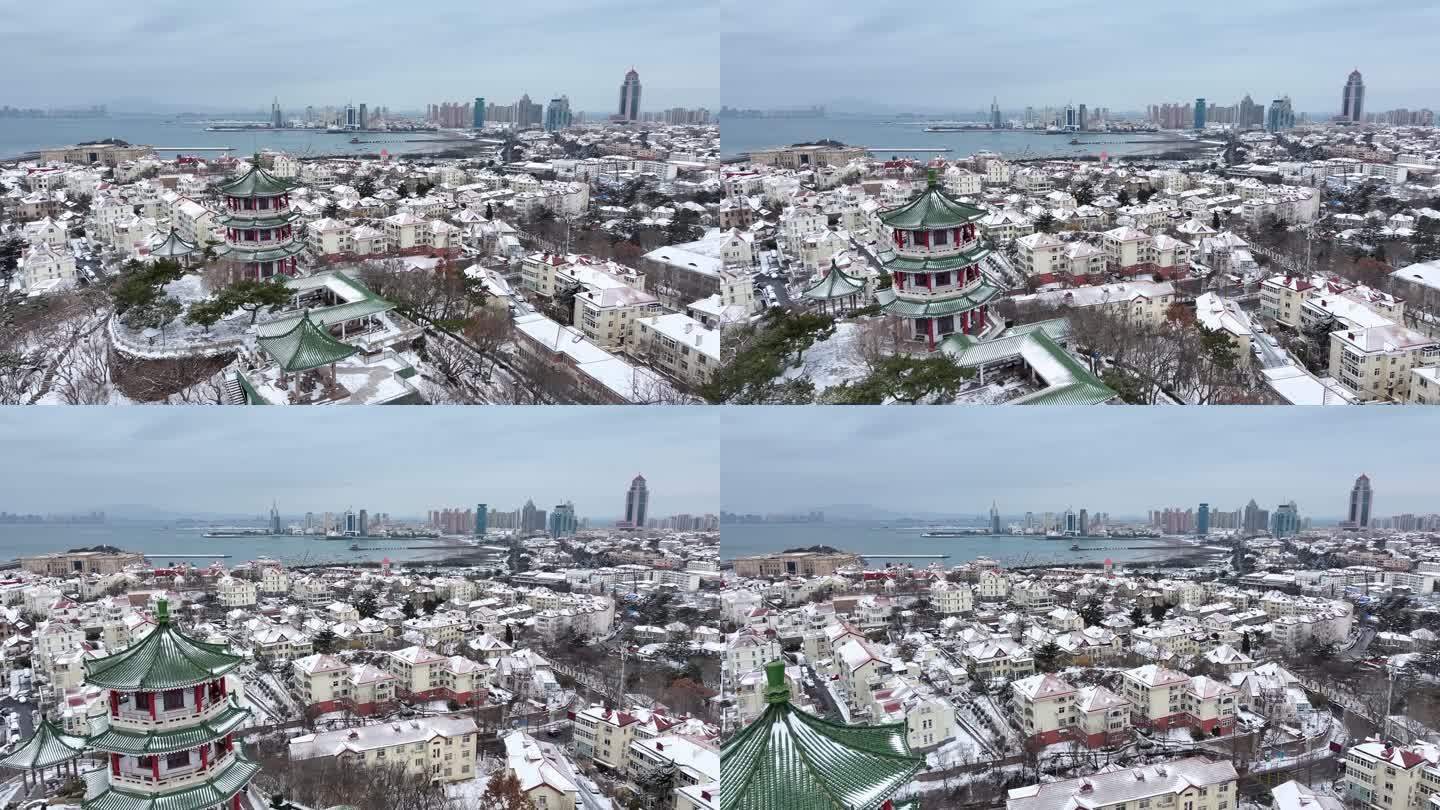 青岛雪景小鱼山-25