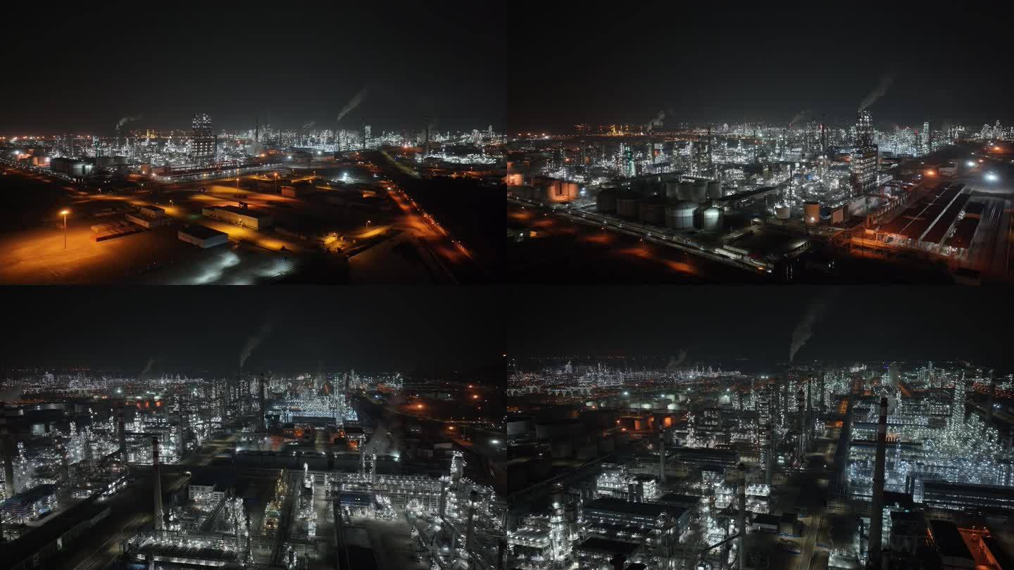 惠州大亚湾石化区夜景