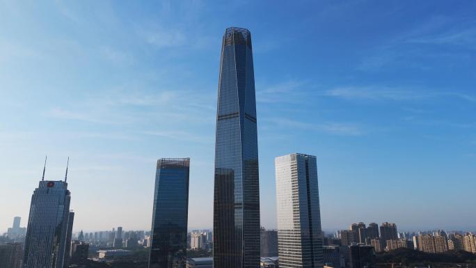 东莞城市地标蓝天日落夜景航拍合集