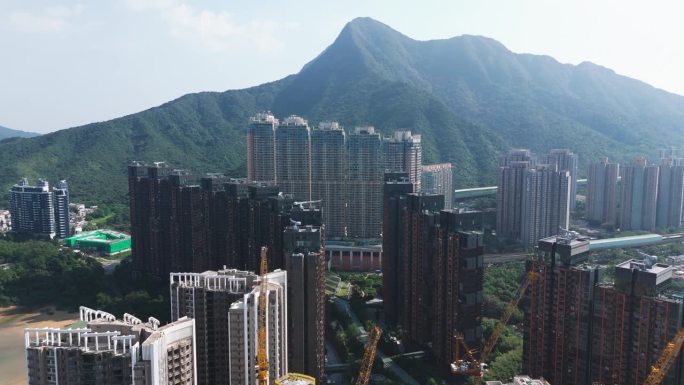 香港马鞍山的居民大厦