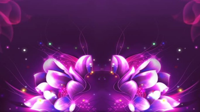 紫色光影花2