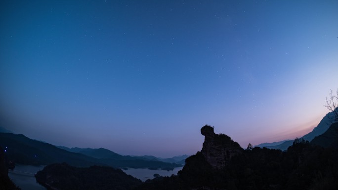 大金湖猫儿山星空延时