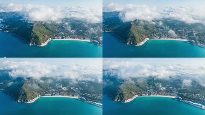 【4K】深圳海岸线山川云海延时大景