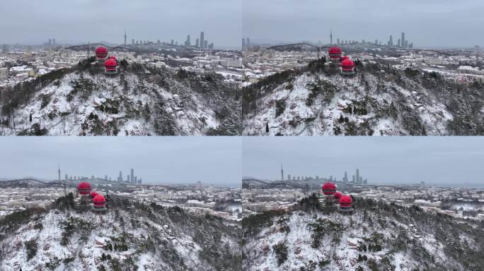 青岛雪景信号山-57