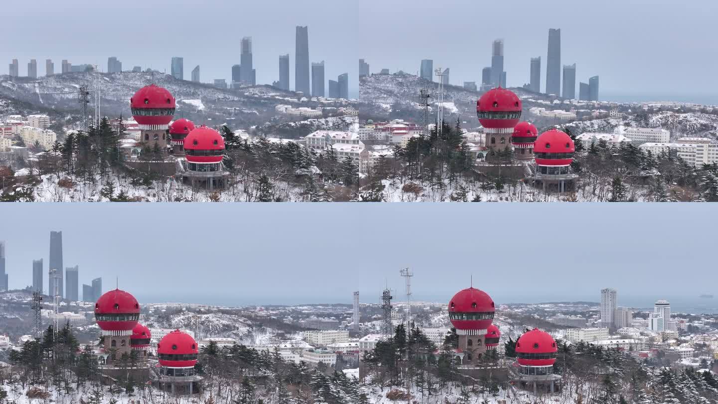 青岛雪景信号山-37