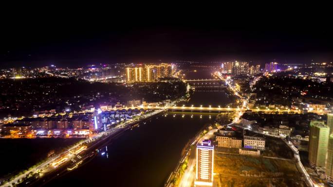 中国城市夜景延时摄影