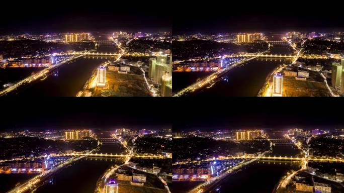 中国城市夜景延时摄影
