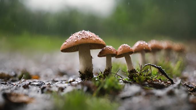 春天春分绿芽春暖花开鸟语花香万物复苏生机