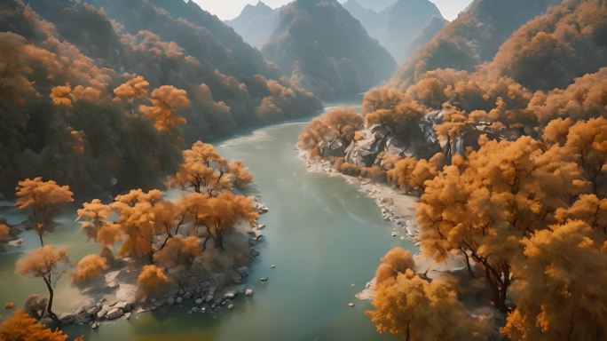 中国山川河流绝美景色