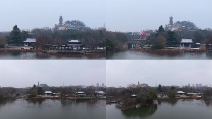 镇江金山寺雪景