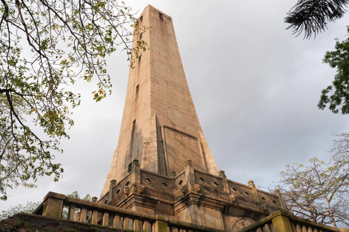 8K延拍，广州越秀公园标志建筑总理遗嘱塔