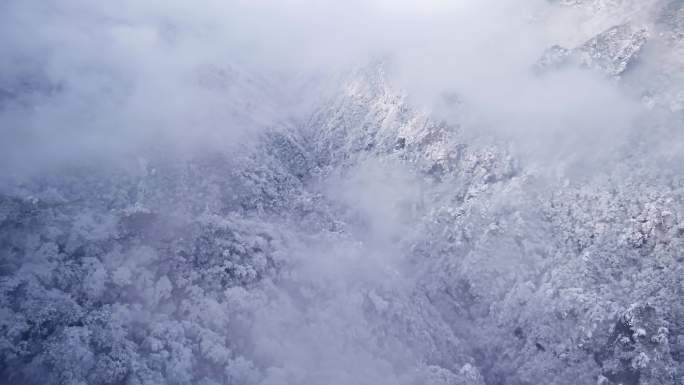 梵净山雪景