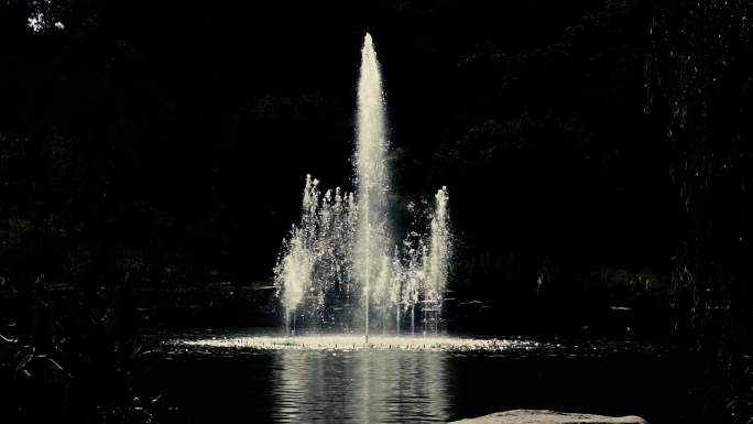 喷泉lut 慢动作 杭州冠山公园