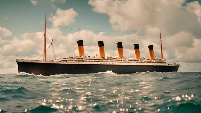 航行中的泰坦尼克号