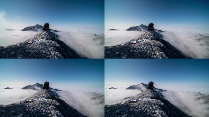 雪后梵净山