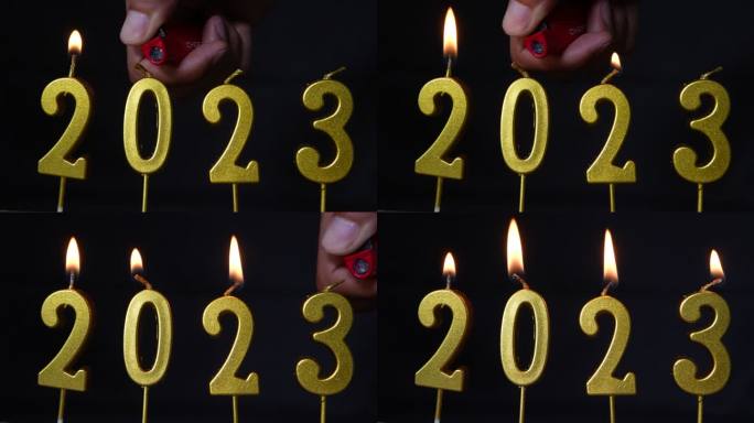 2024数字蜡烛点蜡烛蛋糕蜡烛
