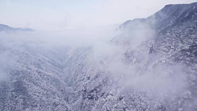 梵净山雪景