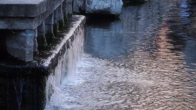 流水瀑布水景等适用于纪录片宣传片