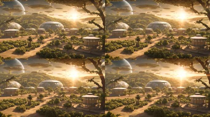 未来科技感背景视频素材