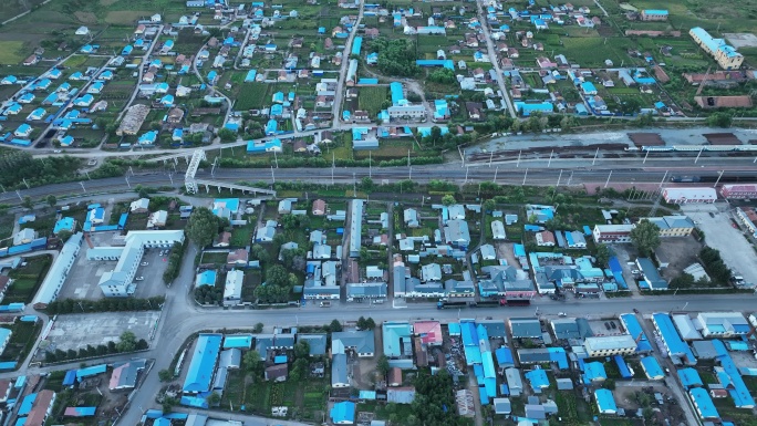 大兴安岭林区巴林乡镇风景