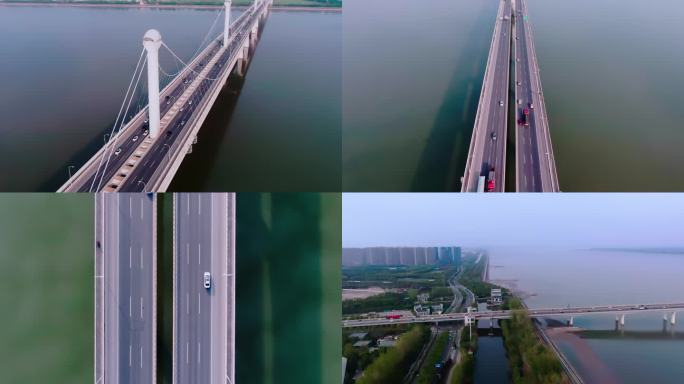 杭州江东大桥航拍