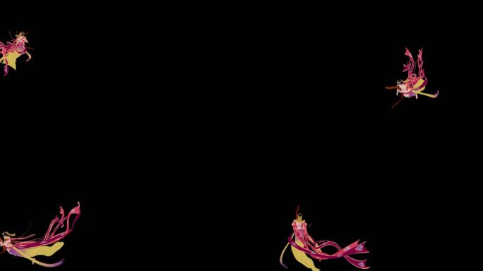 敦煌飞天路径动画