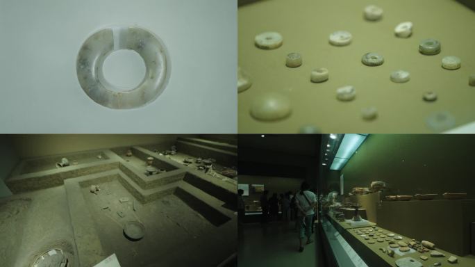 南京博物院陶器玉器史前文明看展历史文物