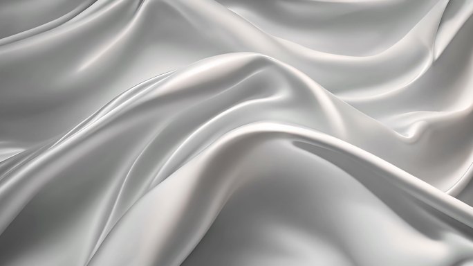 白色丝绸布料广告背景