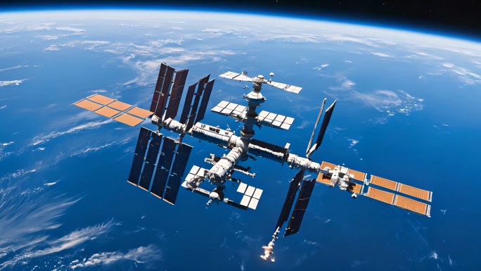 宇宙太空国际空间站卫星科技探索
