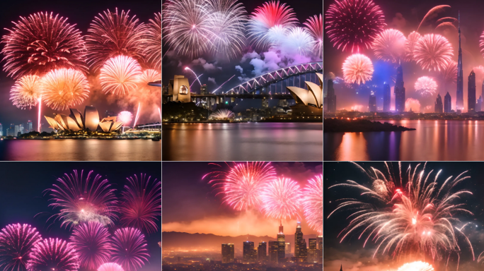 唯美-全球城市浪漫烟花秀