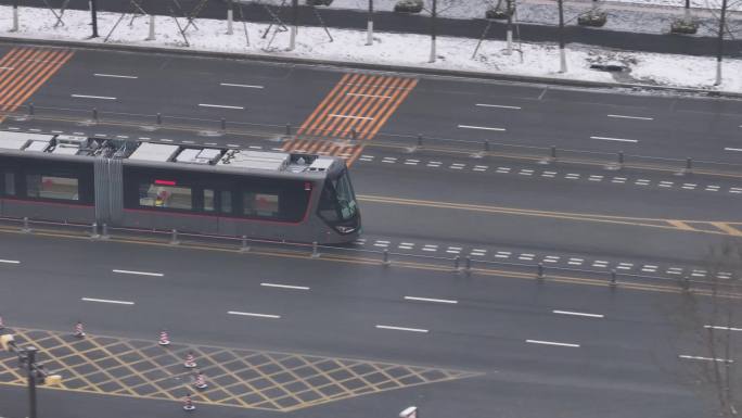 2024龙年西安地标昆明池七夕公园雪景