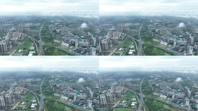 天府新区 麓湖生态城 麓湖 锦江 湖区